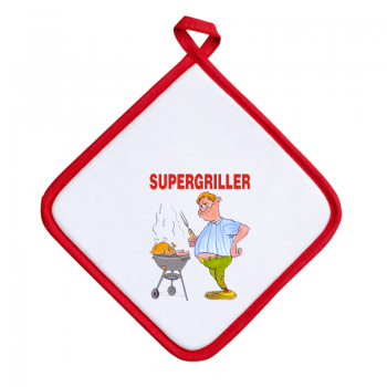 Topflappen "Supergriller"